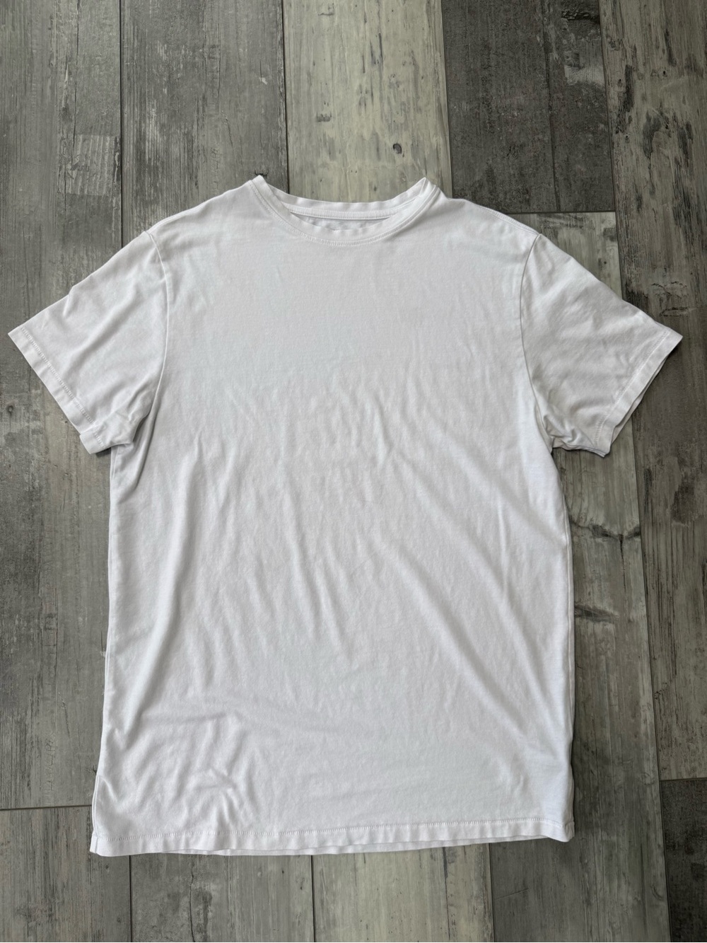 William Rast White Pima Cotton Modal Crew Neck Tee Shirt Medium Super Soft